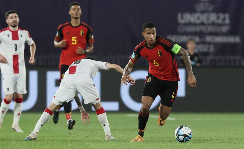 GEORGIA SOCCER UEFA EURO U21 GEORGIA VS BELGIUM